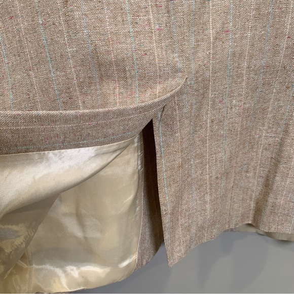 Mens Tan Blazer Jacket Size 41R - Picture 6 of 14